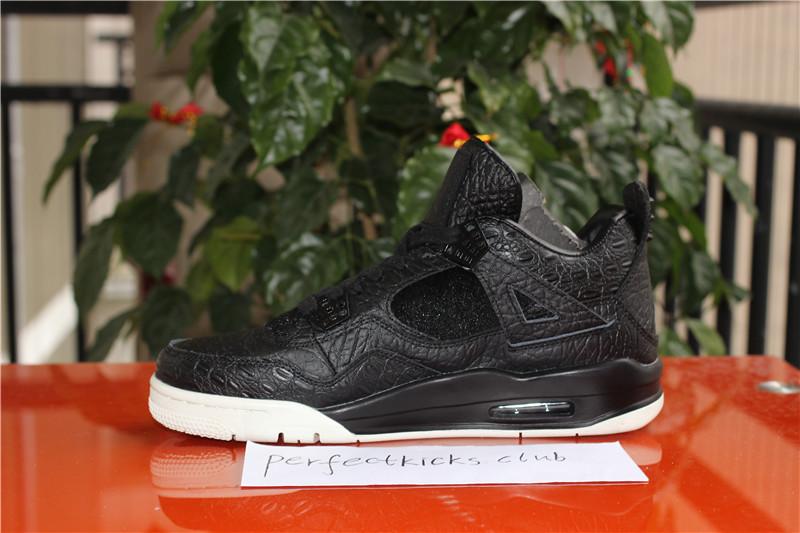 Authentic Air Jordan 4 Premium Black